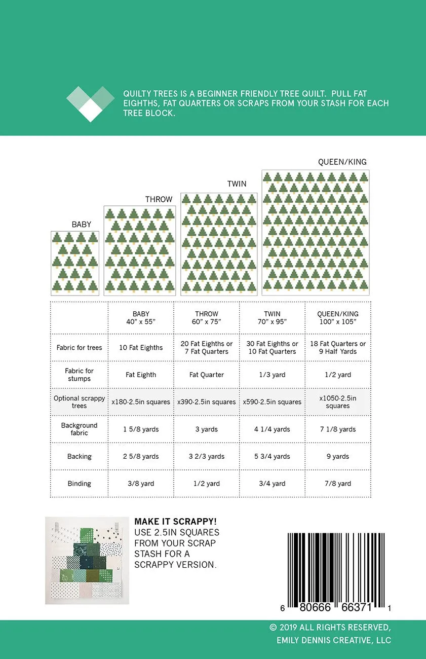 Quilty Trees Quilt Pattern