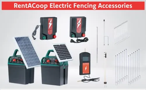 RentACoop Electric Anti-Predator Poultry Fence - Suitable for Chickens, Ducks, Turkeys, and Other Poultry - Energizer Not Included