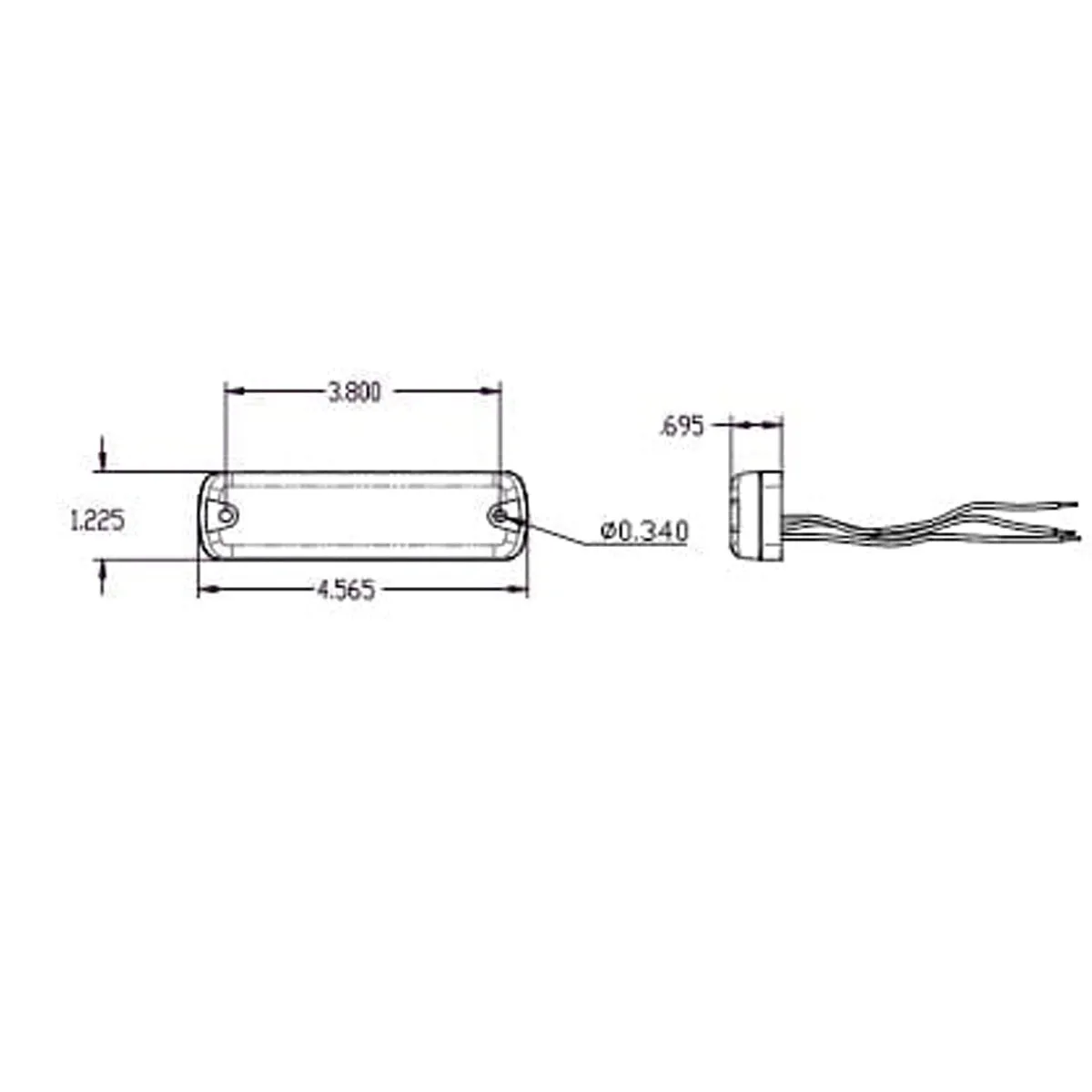 Replacement Lamp for RECT-14 LSTICK