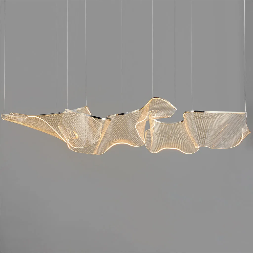 Rinkle 3-Light Pendant - Chrome