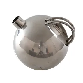 Round Chrome Tea Kettle (A D)