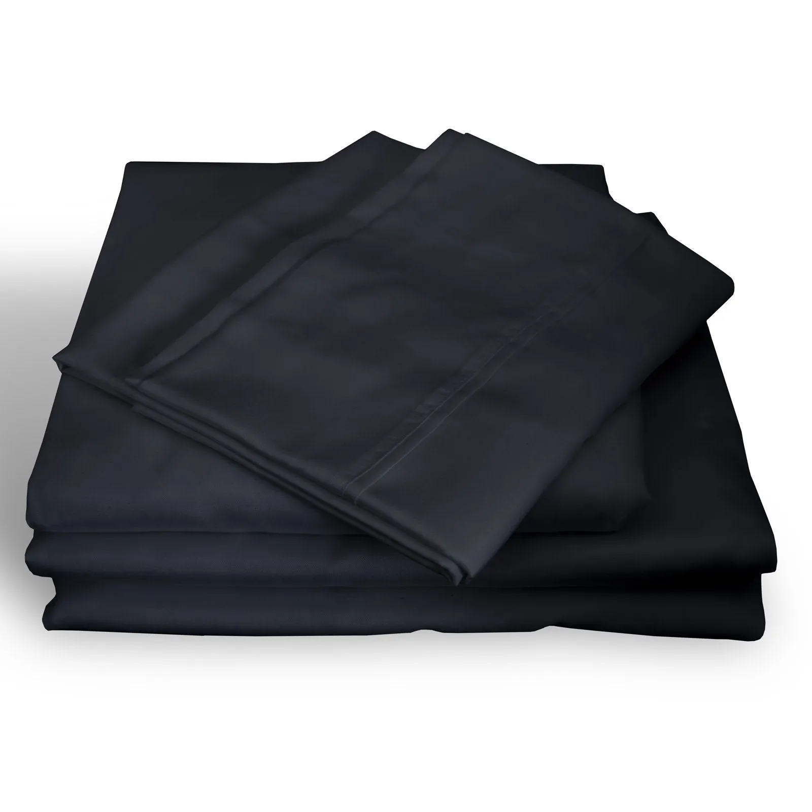 Royal Comfort 1000TC Hotel Grade Bamboo Cotton Sheets Pillowcases Set Ultrasoft King Charcoal