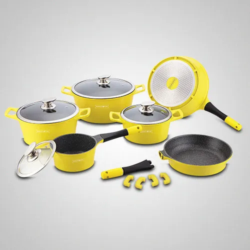 Royalty Line RL-ES1014M; Cookware set with marble coating 14 pcs