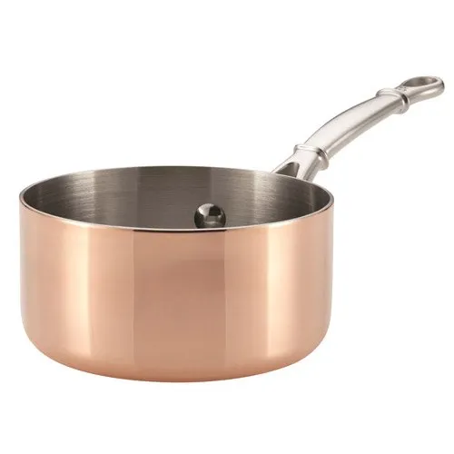 Ruffoni 30848 Symphonia Cupra Small Mini Saucepan, Stainless Steel, 4 Inch, Copper