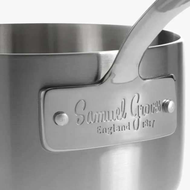 Samuel Groves Classic Stainless Steel Triply Saucepan with Lid