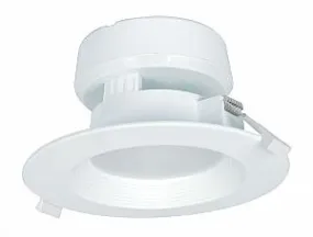 Satco S9012 - LED Downlight Retrofit - 4 Inch - 7 Watt - 3000 Kelvin - White Finish