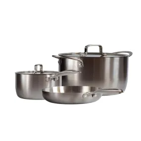 Season Tri-Ply Stainless Steel 3 Piece Cookware Set