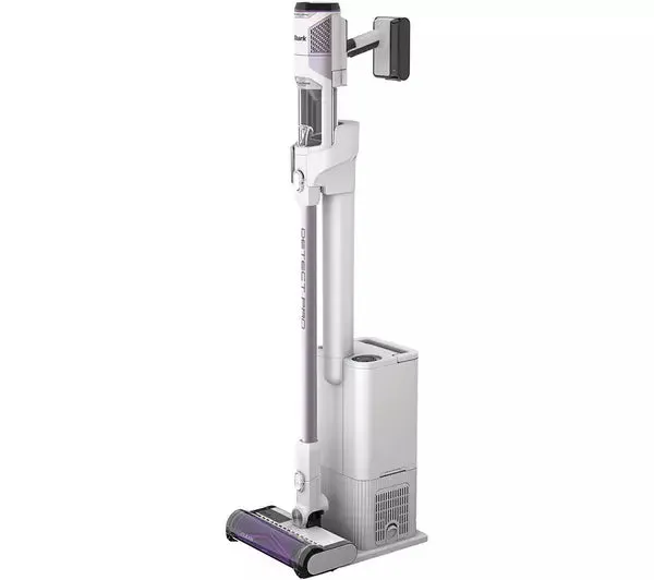 Shark IW3510UK Detect Pro Cordless Vacuum Cleaner with Auto-Empty System 1.3L - 60 Minutes Run Time White & Purple Clearance