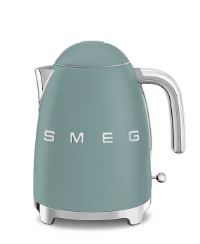 Smeg 1.7Lt Retro Matte Kettle - Emerald Green