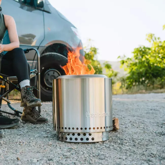 Solo Stove Stainless Steel Ranger   Stand 2.0 - Portable &amp; "Smokeless"