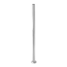 Stainless Steel 1-2/3" Newel Post w/ Floor Mount (E0042)