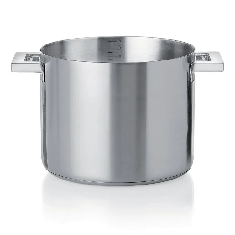 Stile 5-Quart 18/10 Stainless Steel 9" Stainless Steel Stock Pot with Lid