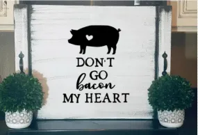 Stove Cover-Stove Top Cover-Don't go bacon my Heart-96