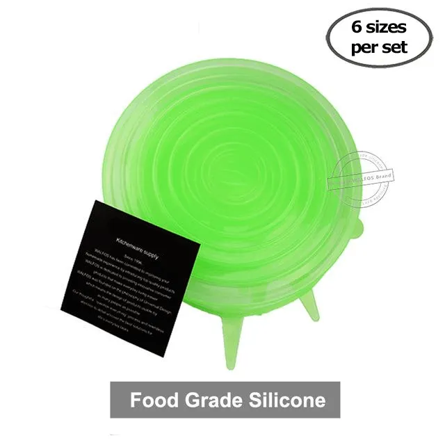 Stretch & Fit - Silicone Stretch Lids (6-Pack)