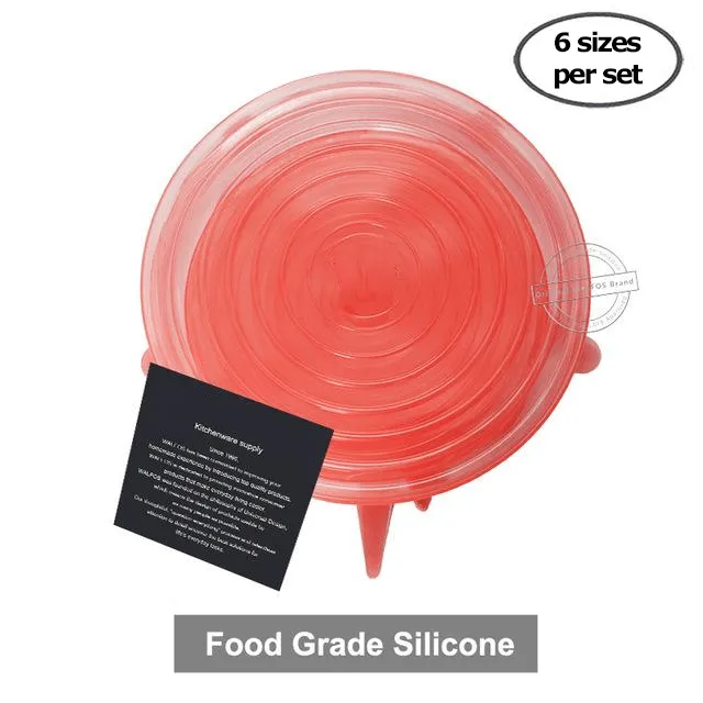 Stretch & Fit - Silicone Stretch Lids (6-Pack)