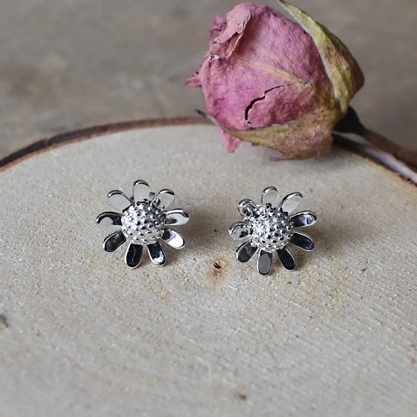 Sunflower Post Earrings