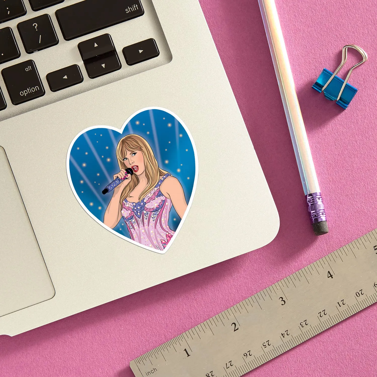 Taylor Swift Greatest Era Heart Die Cut Sticker | Scratch Resistant Vinyl Decal