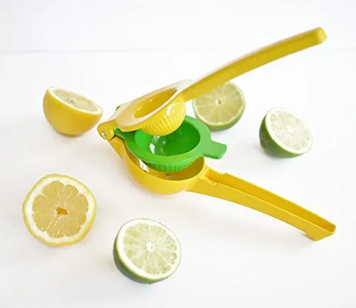 Top Rated Zulay Premium Quality Metal Lemon Lime Squeezer - Manual Citrus Press Juicer