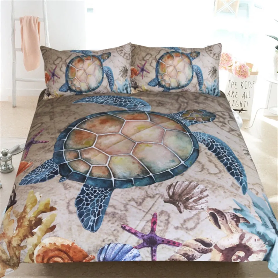 Turtle Island Duvet Cover Set