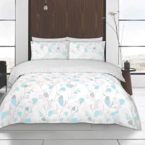 Twin Pack Astrid/Collette Duvet Set - Duck Egg