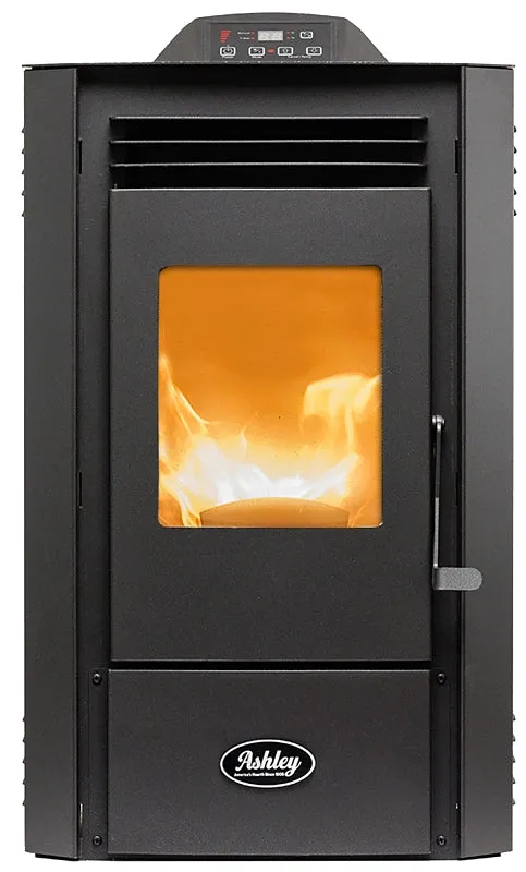 US STOVE AP5613 Pellet Stove, 1300 sq-ft Heating, Black :EA: QUANTITY: 1