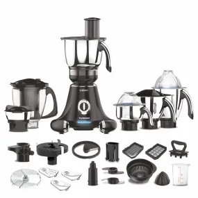 Vidiem Tusker 750W Mixer Grinder with 6 Jars (Black)