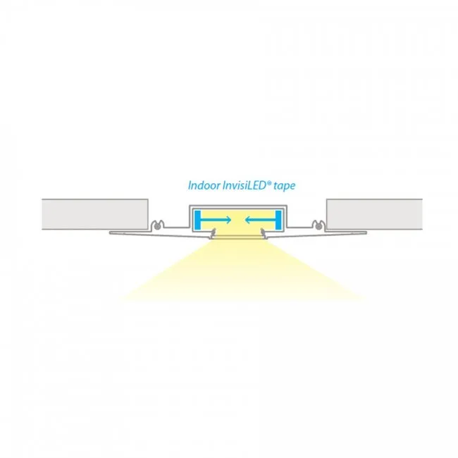 WAC LED-T-RCH1 8-ft Symmetrical Recessed Linear Channel