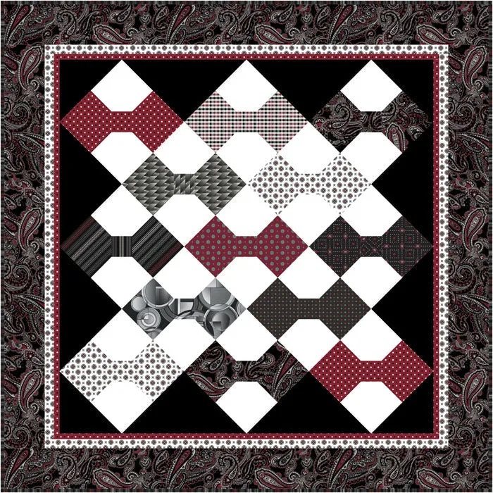 Wall Street Wardrobe Quilt Pattern PC-122 - Paper Pattern