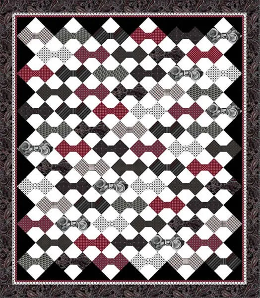 Wall Street Wardrobe Quilt Pattern PC-122 - Paper Pattern