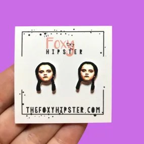 Wednesday Addams Stud Earrings