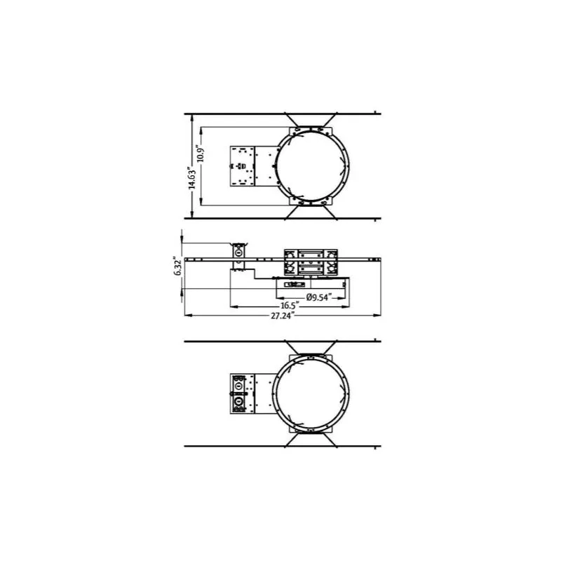 Westgate CRL-HSG-10 10" Housing for Commercial Recessed Light