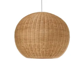 Wicker Ball Pendant Lamp