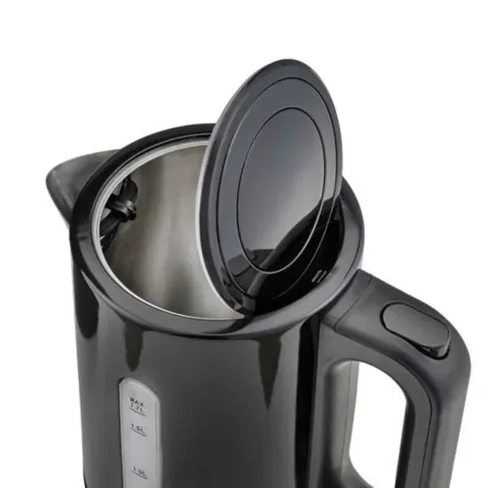 Zanussi ZEK-1290D-BK 3000W 1.7L Digital Cordless Kettle - Black and Gold